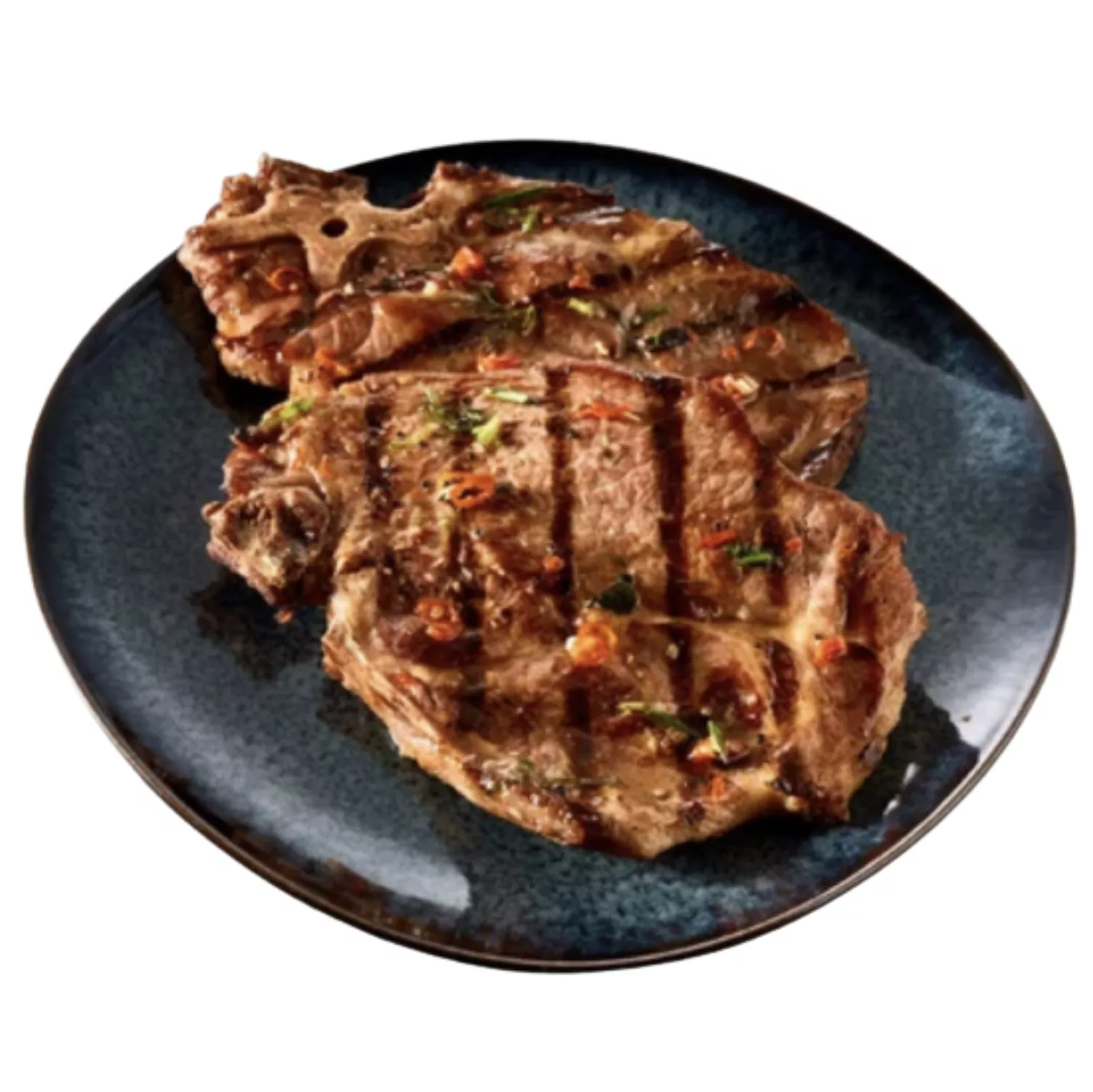 Pork Neck Steaks.